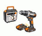 Worx WX183.1 - Taladro Atornillador 20V 2.0Ah (2 bat)